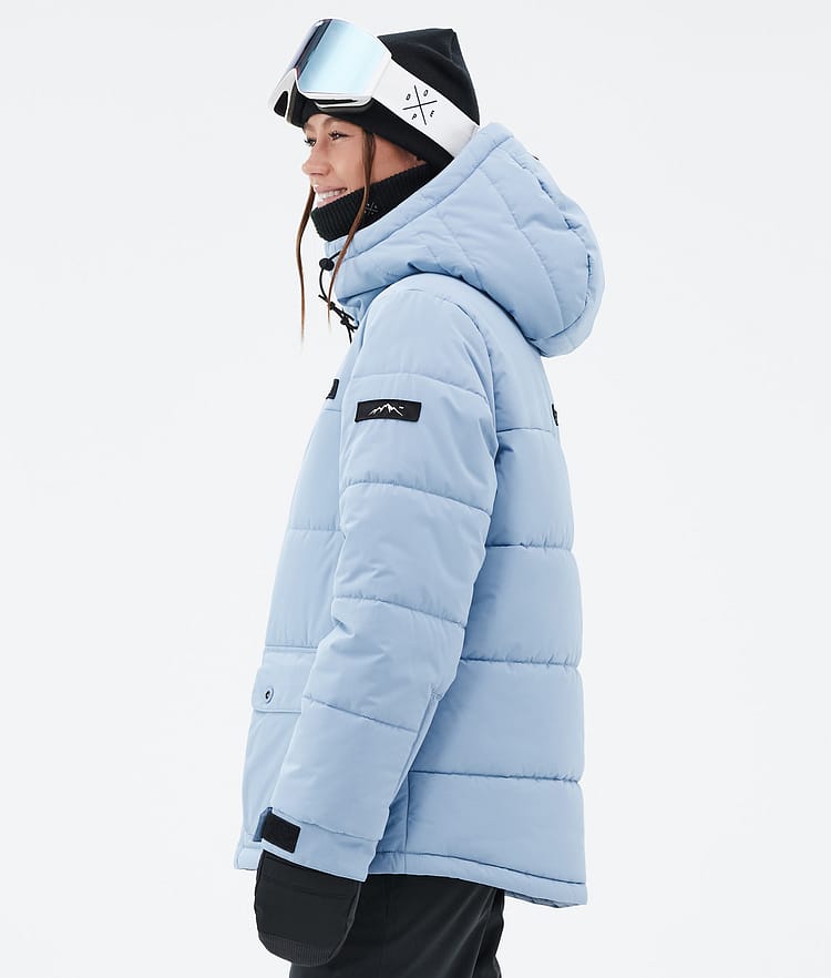 Dope Puffer W Full Zip 24 Snowboard Jacket Women Light Blue Renewed, Image 5 of 9