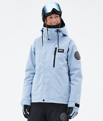Dope Blizzard W Full Zip 24 Ski Jacket Light Blue