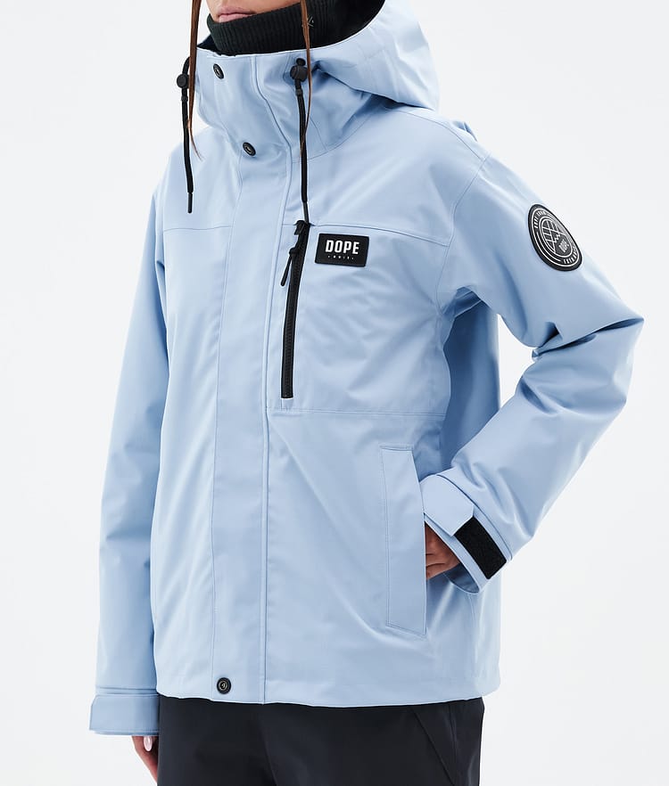Dope Blizzard W Full Zip 24 Ski Jacket Women Light Blue, Image 7 of 9