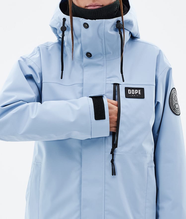 Dope Blizzard W Full Zip 24 Ski Jacket Women Light Blue, Image 8 of 9