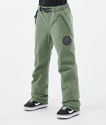 Dope Blizzard W 2024 Snowboard Pants Moss Green