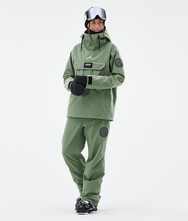 Dope Blizzard W 2024 Ski Pants Women Moss Green, Image 2 of 5