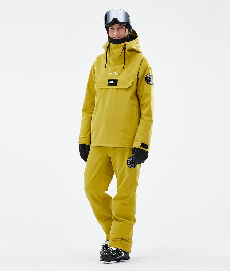 Dope Blizzard W 2024 Pantaloni Sci Donna Yellow, Image 2 of 5