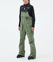 Dope Notorious B.I.B W Ski Pants Women Moss Green