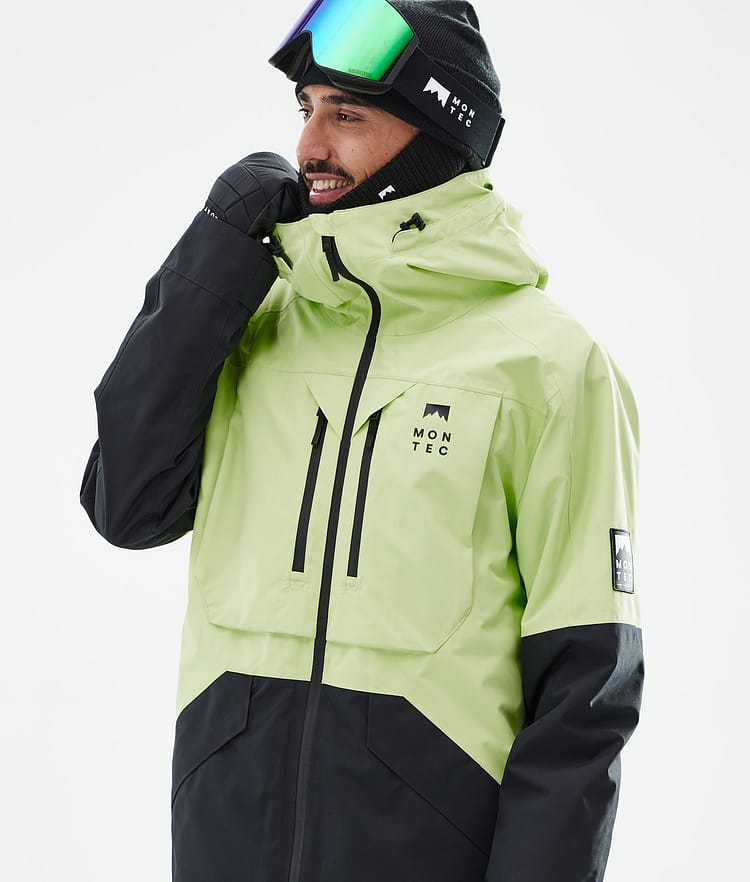 Montec Arch Snowboard Jacket Men Faded Neon/Black, Image 2 of 10