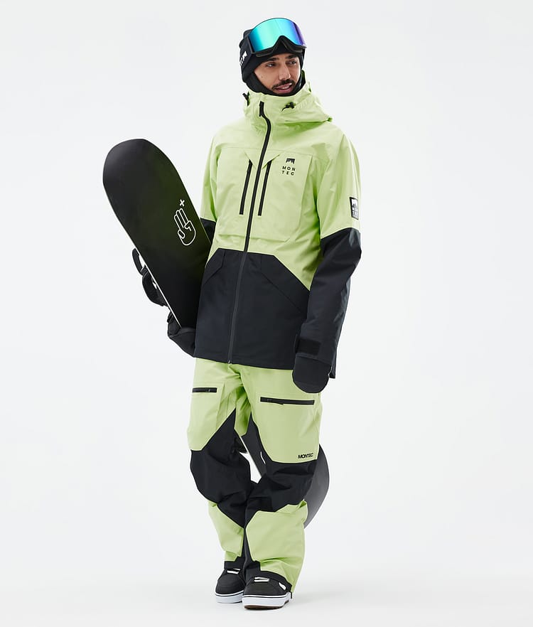 Montec Arch Snowboard Jacket Men Faded Neon/Black, Image 3 of 10