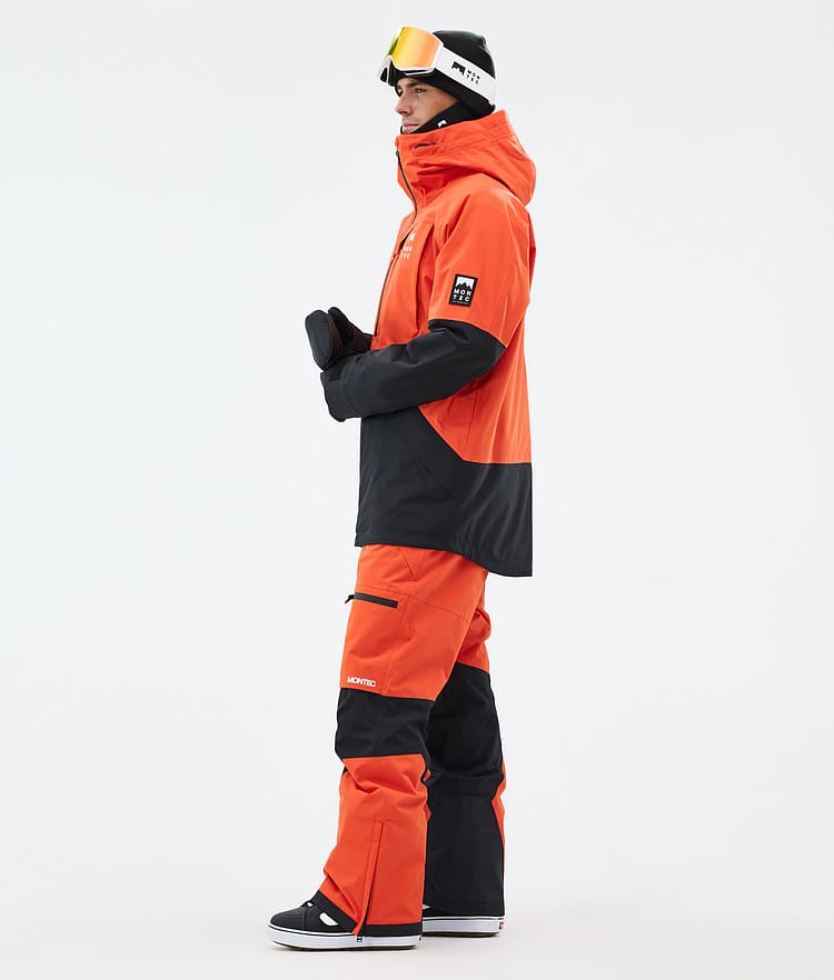 Montec Arch Snowboardjacka Herr Orange/Black, Image 3 of 9