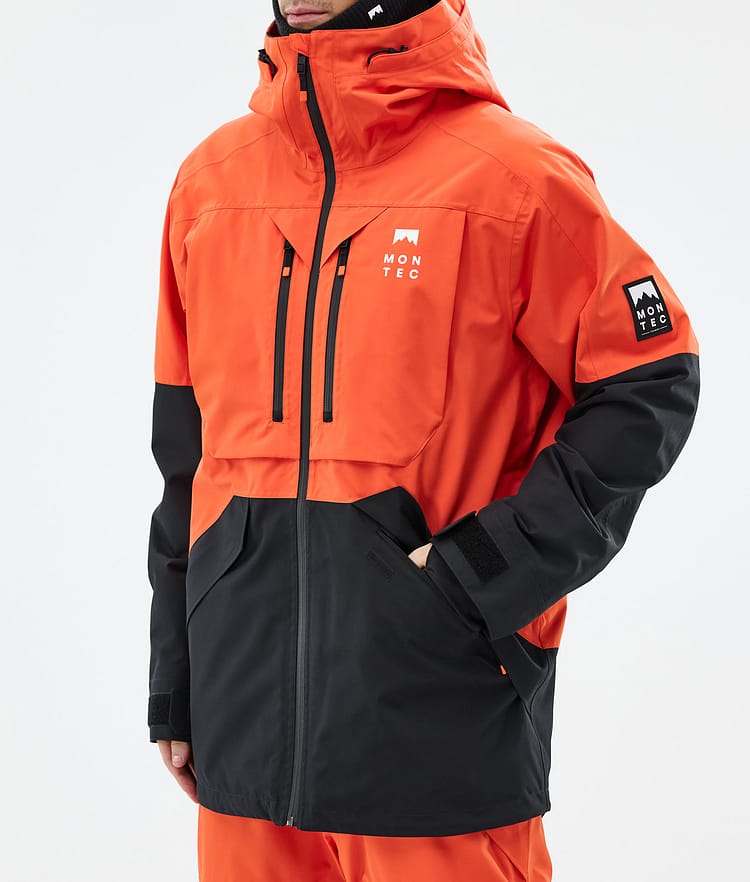 Montec Arch Ski Jacket Men Orange/Black, Image 7 of 9