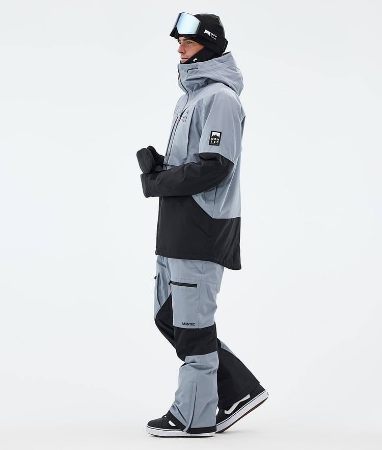 Montec Arch Snowboard Jacket Men Soft Blue/Black, Image 3 of 9