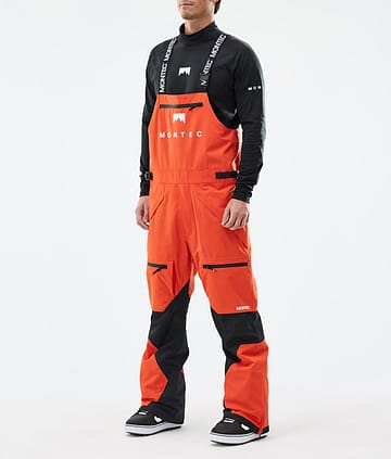 Montec Arch Snowboard Pants Orange/Black Renewed