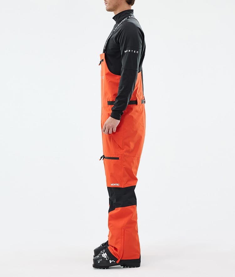 Montec Arch Ski Pants Men Orange/Black, Image 3 of 7
