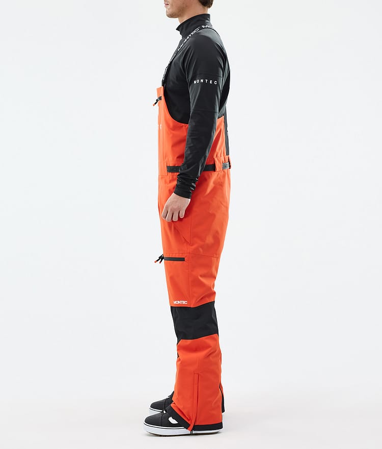 Montec Arch Snowboard Pants Men Orange/Black, Image 3 of 7