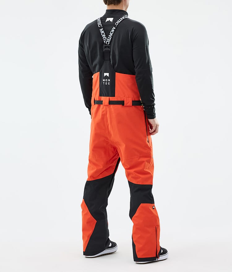 Montec Arch Snowboard Pants Men Orange/Black, Image 4 of 7
