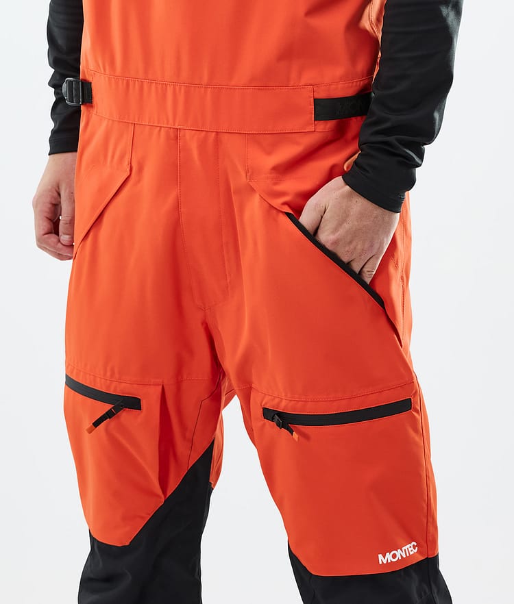 Montec Arch Snowboard Pants Men Orange/Black, Image 5 of 7