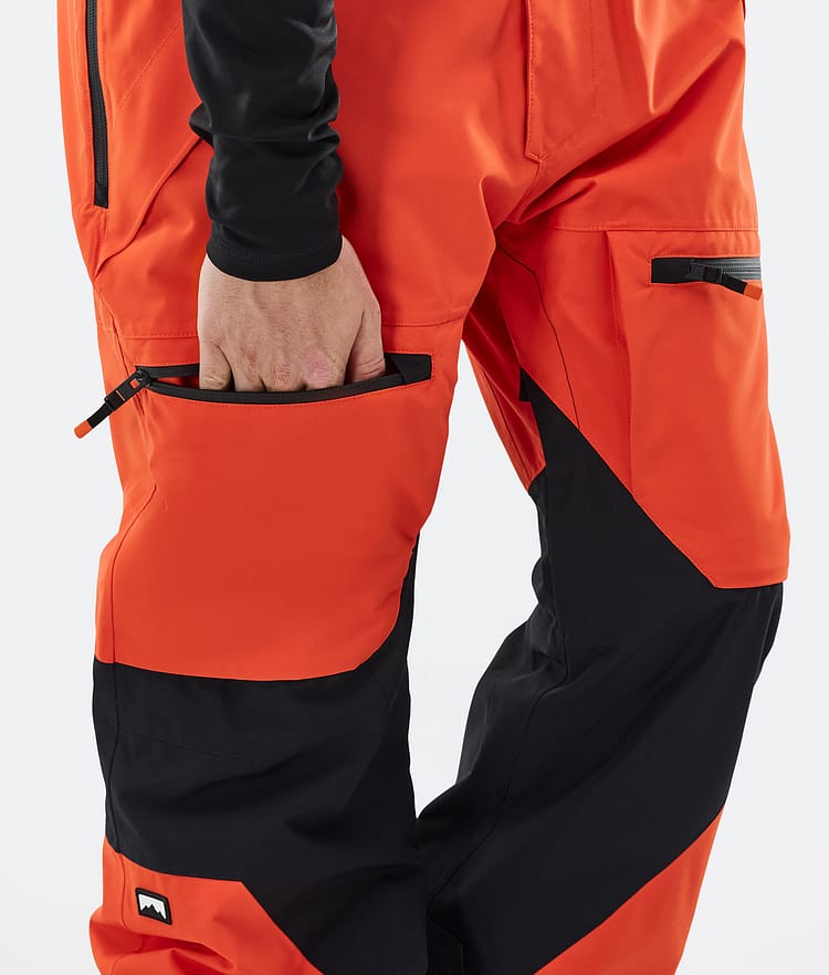 Montec Arch Snowboard Pants Men Orange/Black, Image 7 of 7