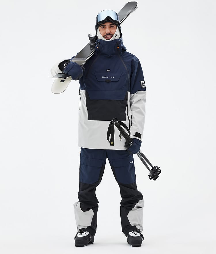 Fawk Pantaloni Sci Uomo Dark Blue/Black/Light Grey, Image 2 of 7
