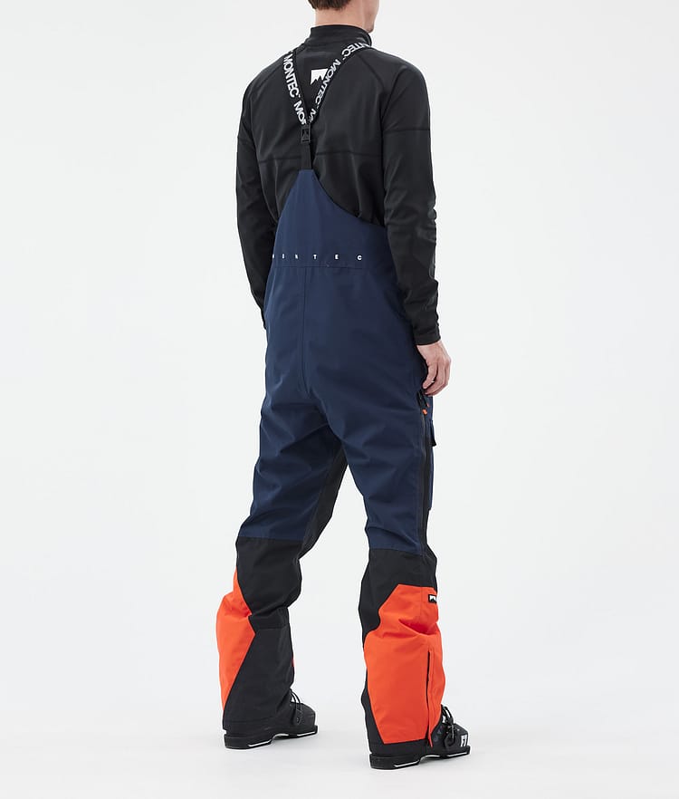 Montec Fawk Lasketteluhousut Miehet Dark Blue/Black/Orange, Image 4 of 7