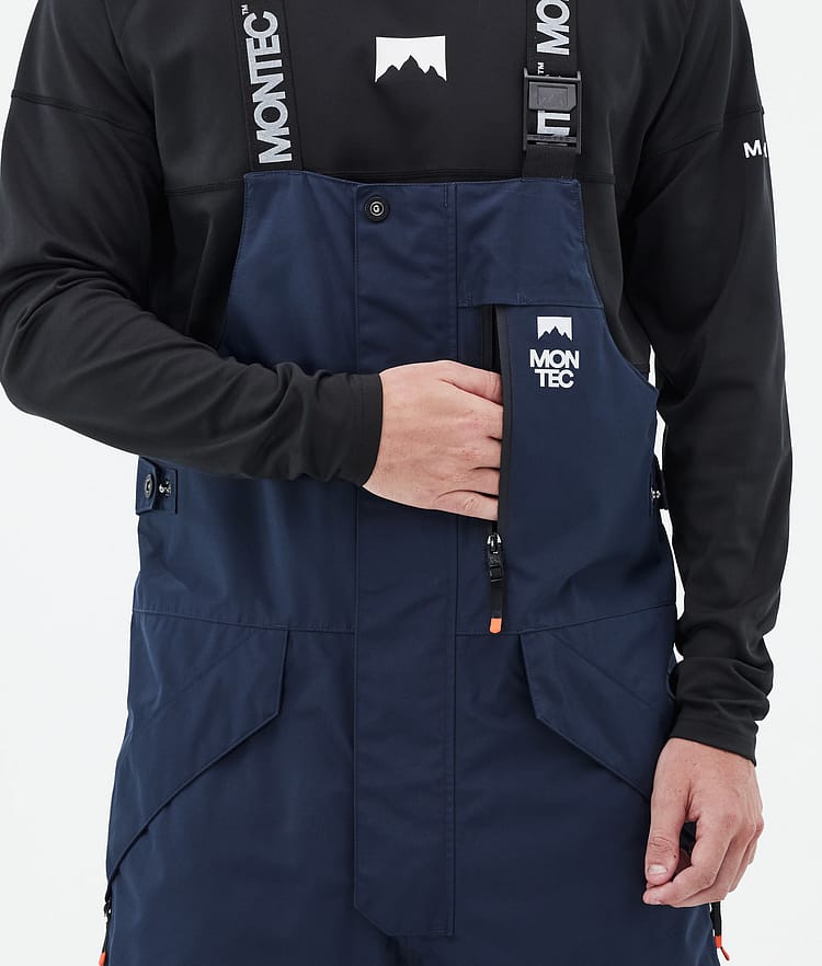 Montec Fawk Lasketteluhousut Miehet Dark Blue/Black/Orange, Image 6 of 7