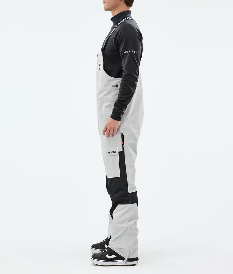 Montec Fawk Snowboardbukse Herre Light Grey/Black, Image 2 of 6