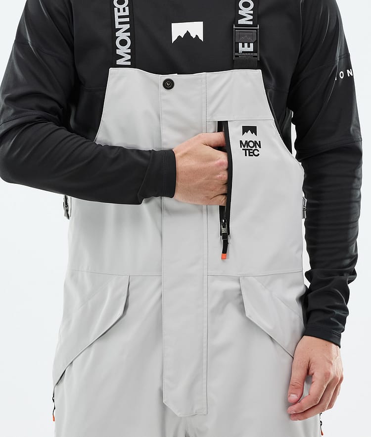 Montec Fawk Snowboardbukse Herre Light Grey/Black, Image 5 of 6
