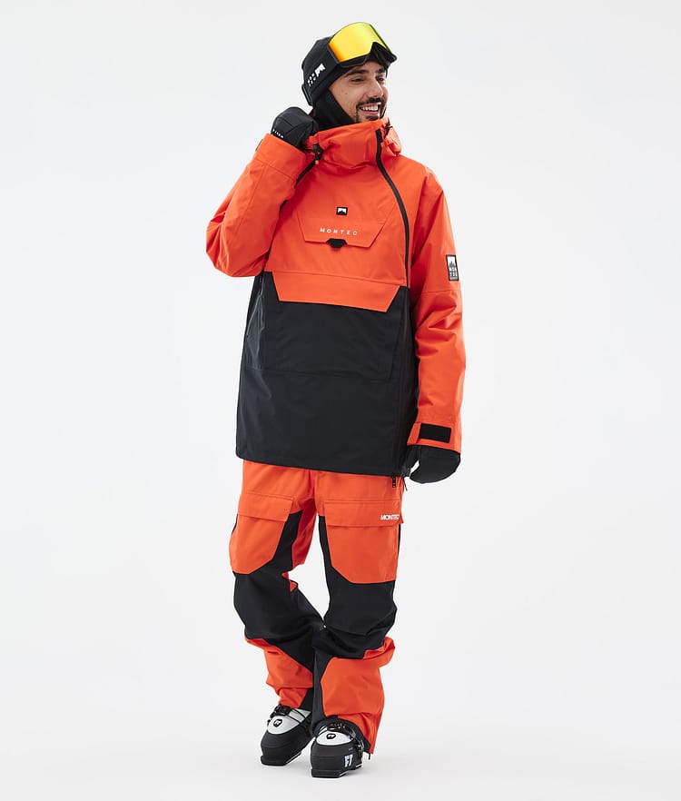 Montec Fawk Pantaloni Sci Uomo Orange/Black, Image 2 of 7