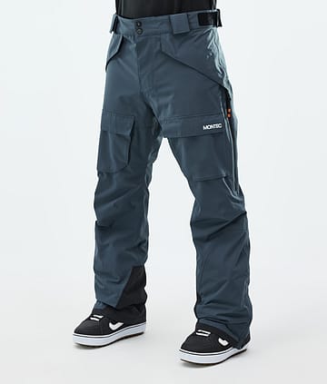 Montec Kirin Snowboard Pants Metal Blue Renewed