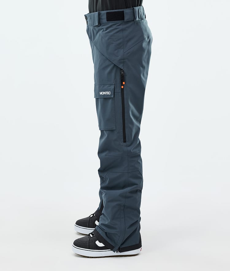 Montec Kirin Snowboard Pants Men Metal Blue Renewed, Image 2 of 5