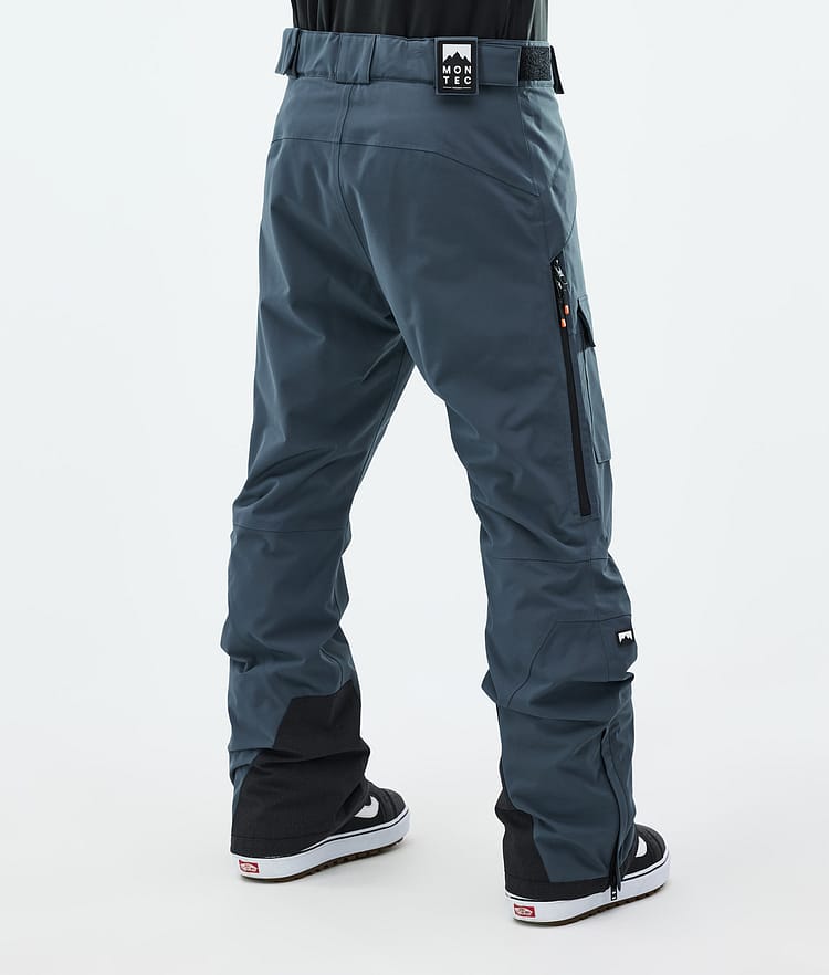 Montec Kirin Snowboard Pants Men Metal Blue Renewed, Image 3 of 5