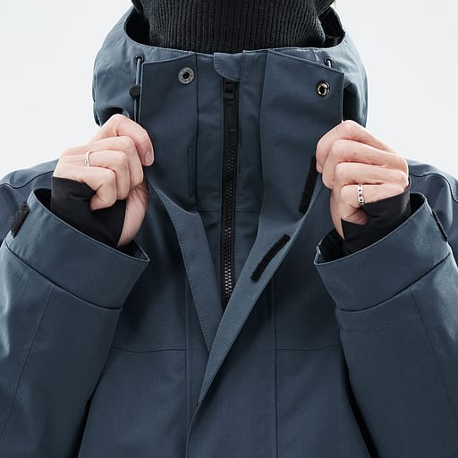 Front Zipper with Double Plackets