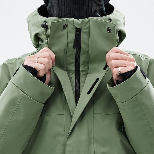 Front Zipper with Double Plackets