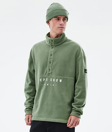 Dope Comfy Fleece Sweater Moss Green