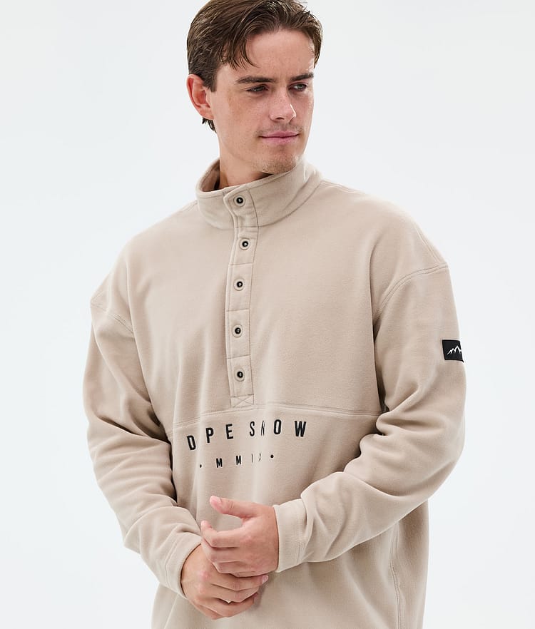 Dope Comfy Fleece Sweater Men Sand, Image 2 of 6