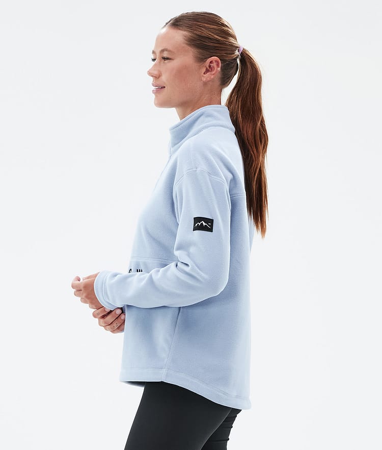 Dope Comfy W Fleece Sweater Women Light Blue Renewed, Image 5 of 6