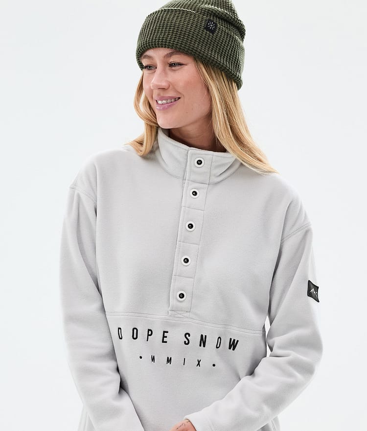 Dope Comfy W Fleece Sweater Women Light Grey, Image 2 of 6