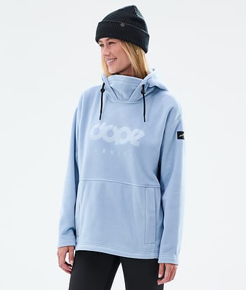 Dope Cozy II W Fleece Hoodie Light Blue Renewed