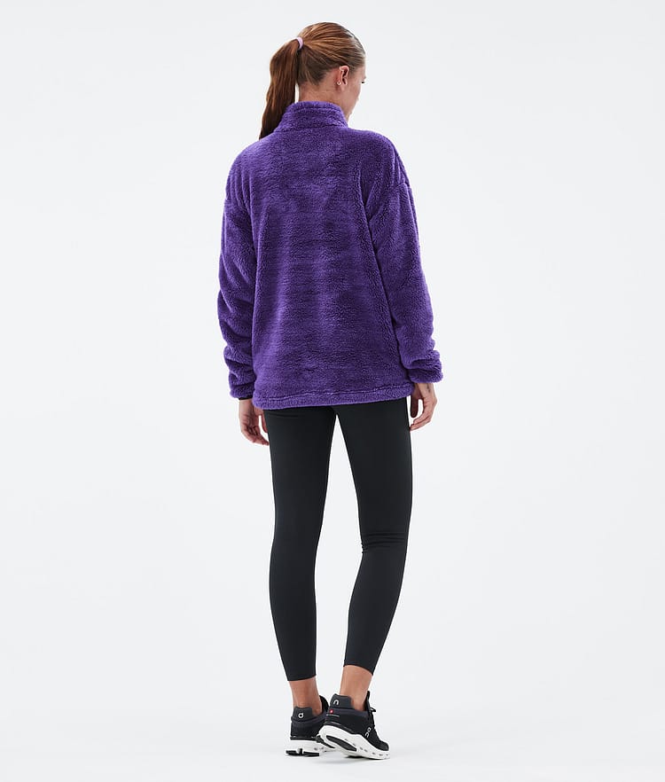 Dope Pile W Fleece Sweater Women Vivid Purple Renewed, Image 4 of 7