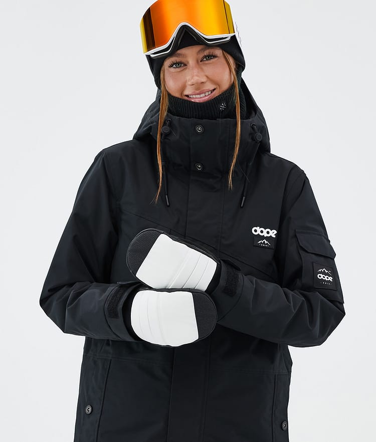 Dope Ace 24 Snow Mittens Whitish, Image 3 of 5