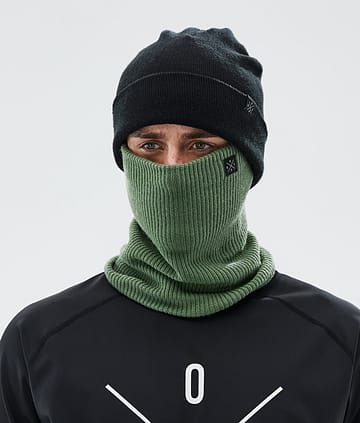 Dope 2X-Up Knitted Facemask Moss Green