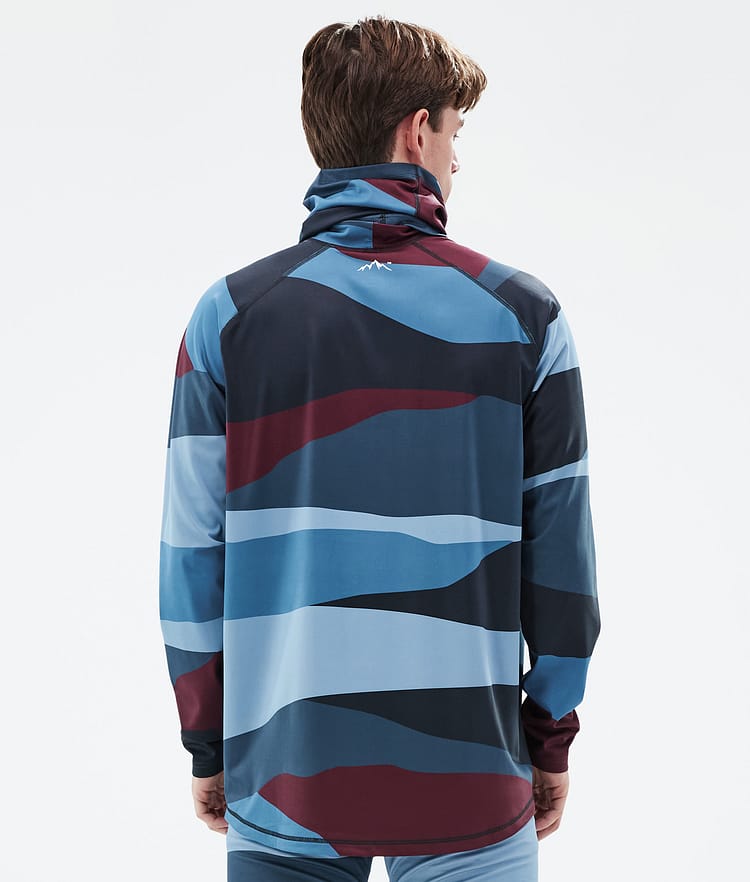 Dope Snuggle Underställströja Herr 2X-Up Shards Burgundy Blue, Image 5 of 7