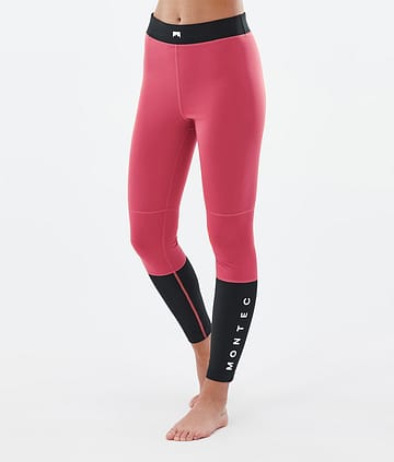Montec Alpha W Base Layer Pant Light Red/Black