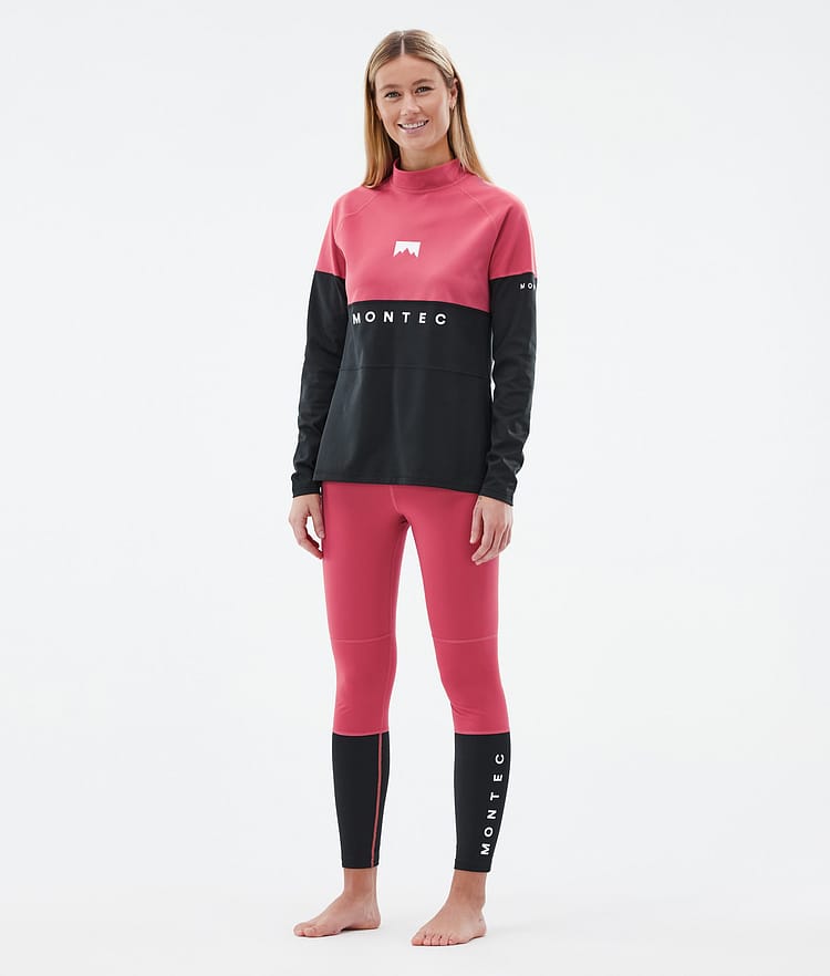 Montec Alpha W Basislaag Broek Dames Light Red/Black, Image 3 of 7