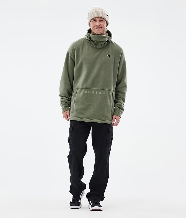 Montec Delta Fleece Hoodie Men Greenish Renewed, Image 3 of 7