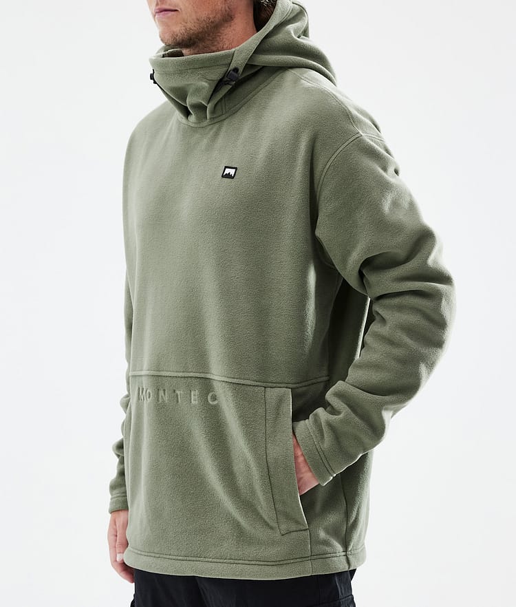 Montec Delta Fleece Hoodie Men Greenish Renewed, Image 7 of 7
