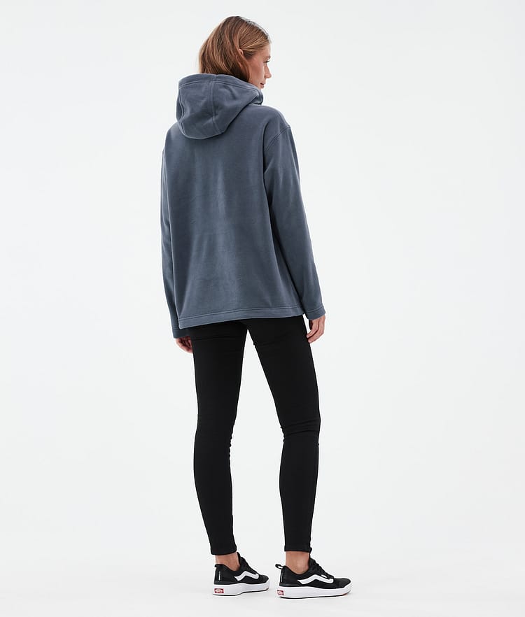 Montec Delta W Fleece Hoodie Women Metal Blue, Image 4 of 7