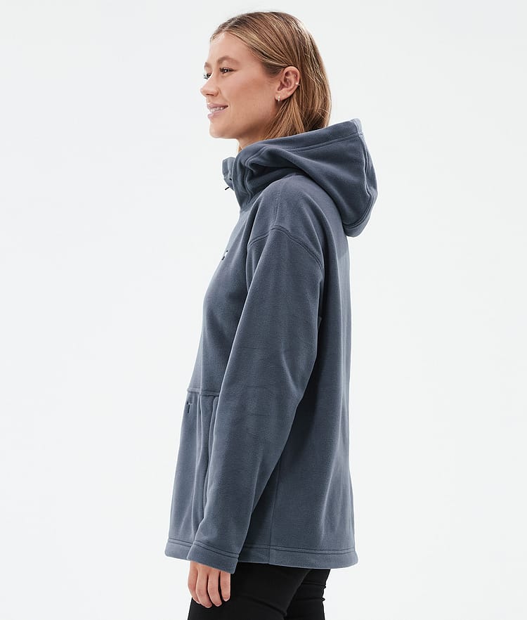 Montec Delta W Fleece Hoodie Women Metal Blue, Image 5 of 7
