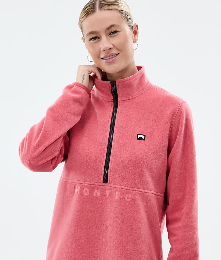 Montec Echo W Fleece Sweater Women Light Red, Image 2 of 5