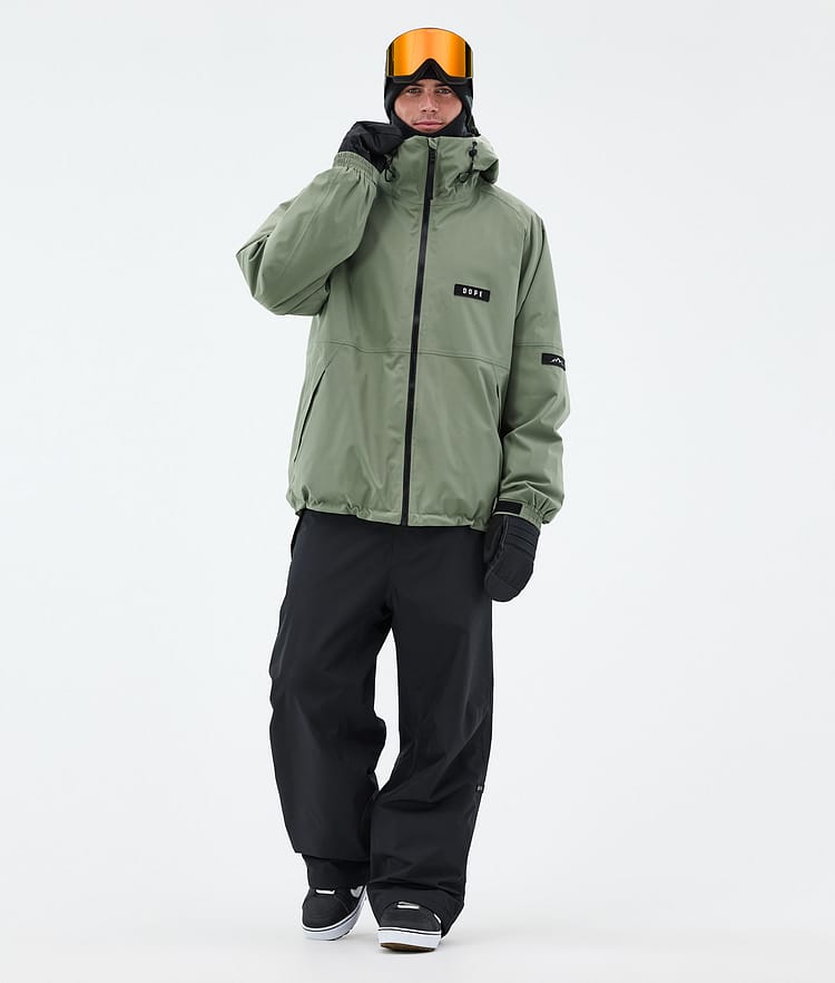Dope Spartan Snowboard Jacket Men Moss Green Renewed, Image 2 of 8