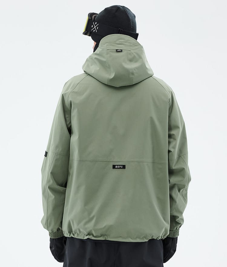 Dope Spartan Snowboard Jacket Men Moss Green Renewed, Image 6 of 8