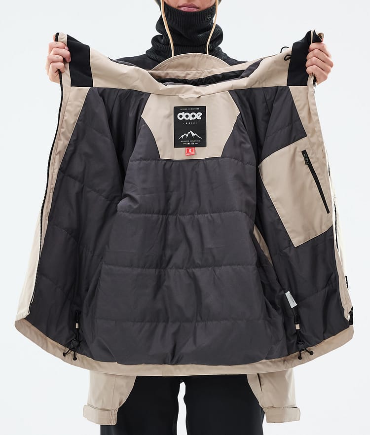 Dope Spartan W Snowboard Jacket Women Sand, Image 8 of 8