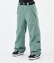 Dope Big W 2024 Snowboard Pants Women Faded Green